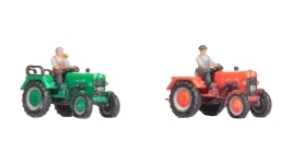 NOCH 44609 - Z - Traktor McCormick D, rot / grün (2 Stück)
